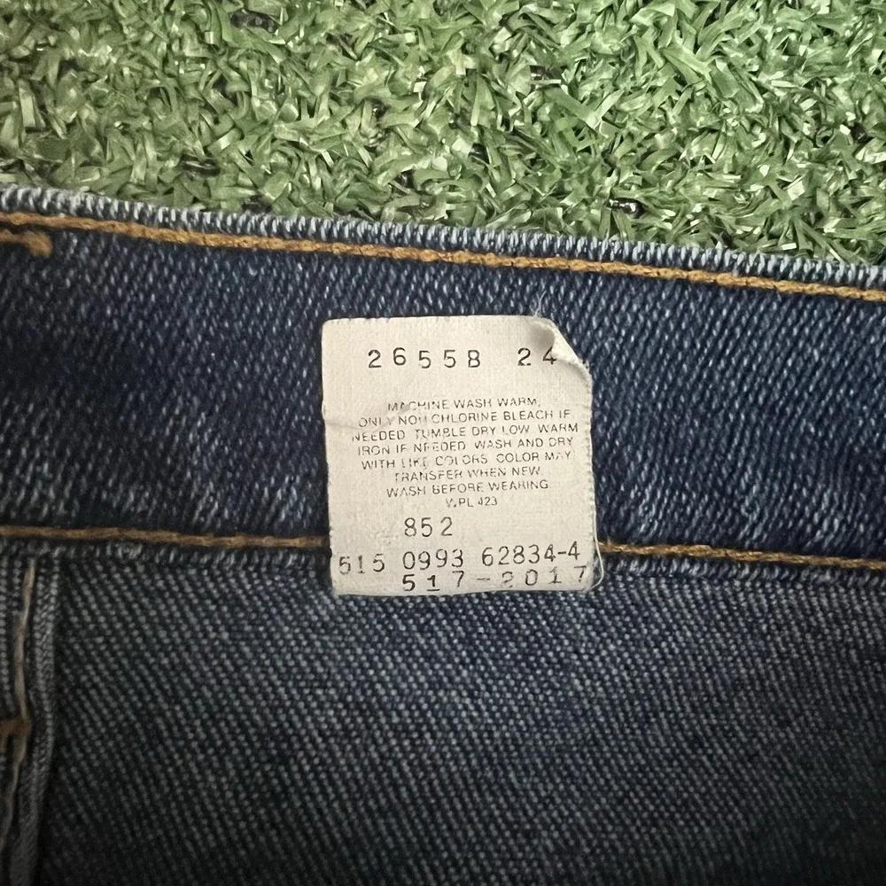 Vintage Levis 517 Jeans 36x30 Bootcut Denim Orange Tab Jeans USA 35x27.5 Fit